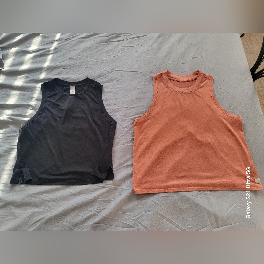 Vuori energy tank and lululemon tank bundle